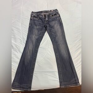 Miss Me Dark Blue Flare Jeans